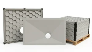 Plato de ducha composite para sector sanitario — Composites Martiartu